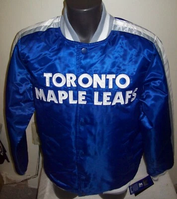 TORONTO MAPLE LEAFS Starter Snap Down Jacket BLUE   SMALL MEDIUM 2X - Image 1 of 4