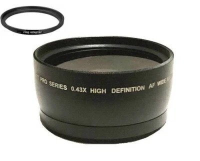 55mm Wide Angle Lens for For Samsung NX10 NX11 NX100 NX200 NX300 w/ 20-50mm Lens - Image 1 of 4