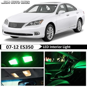 13x Green Interior License Plate LED Light Package Kit Fit Lexus ES350 2007-2012 - Picture 1 of 11