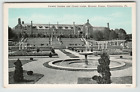 Postcard Freemasons Formal Garden and Lodge Masonic Homes Elizabethtown, PA