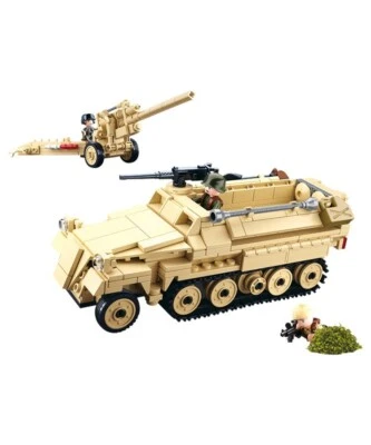 Sluban B0695 Kids Building Block Brick Army military WWII German Half Track - Image 1 of 2