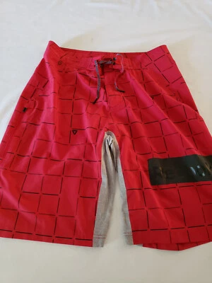 Reebok Crossfit мужской красный Athletic эластичной тренажерный зал тренировки доска шорты размер маленький S - Изображение 1 из 4