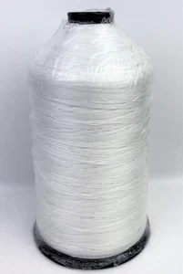 COATS CSB 207 Neophil Bonded Nylon White Thread Cone 16 OZ / 1 LB Tex 210 - Picture 1 of 3