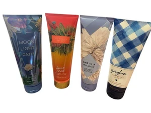 3 New Bath & Body Works Body Lotion Cream & 1 Victoria Secret Sunset Crush Lot - Picture 1 of 3