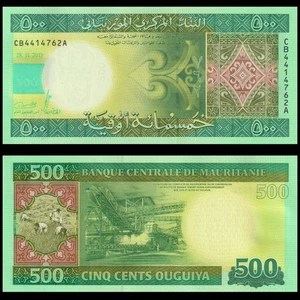 Mauritania 500 Ouguiya  2013  P 18 HYBRID  Crisp GEM UNC - Picture 1 of 5