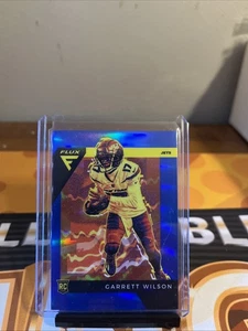 2022 Chronicles Flux ~ GARRETT WILSON ~ RC Blue Parallel #’d /25 ~ Jets 🔥 - Picture 1 of 2