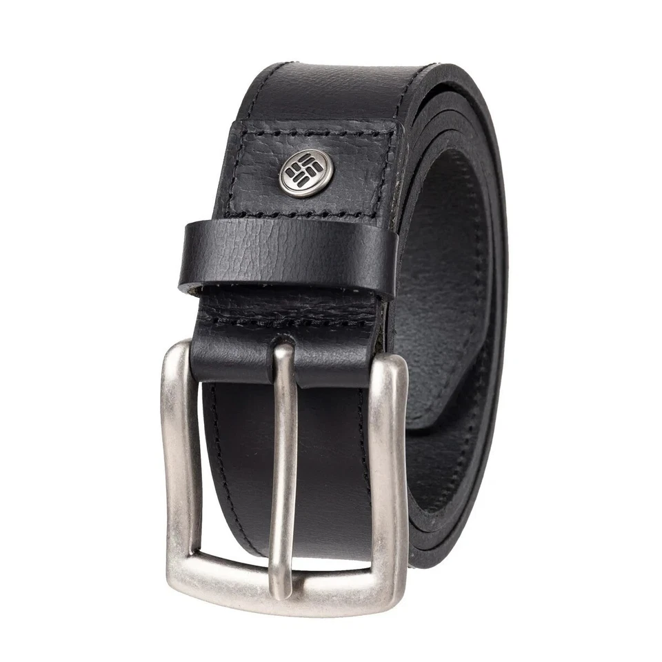 Columbia Men's Leather Belt Size 40 - 42 Black