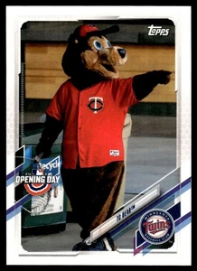 2021 Topps Opening Day Mascots TC Bear Minnesota Twins #M-17 - Picture 1 of 2