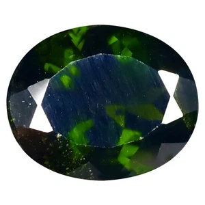 3.35 ct Oval (10.88 x 8.88 mm) Unheated 100% Natural Green Chrome Diopside - Picture 1 of 1