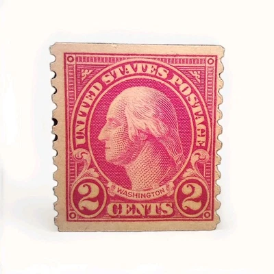 2Scott 599A- MNH- 2c  Washington, Type II- Rotary Coil,   1923-29- unused mint - Image 1 of 4