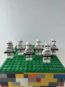 LEGO STAR WARS IMPERIAL STORMTROOPER MINIFIGURA SW1167 ORIGINAL..lote de 6 - Imagen 1 de 4