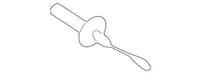 Genuine Audi Reveal Molding Rivet N-907-878-02 - Image 1 of 4