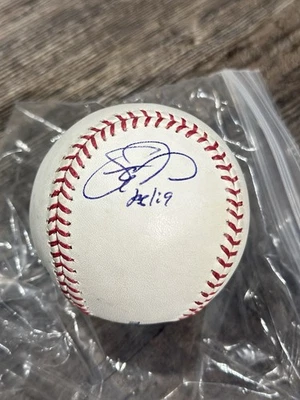 STEPHEN DREW - Diamondbacks Yankees Signed Autographed OMLB MLB Baseball Ball - Image 1 of 3
