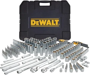 Mechanics Tool Set, SAE and Metric Socket Wrench Set, Drive Sizes 1/2, 1/4, 3/8 - Picture 1 of 9