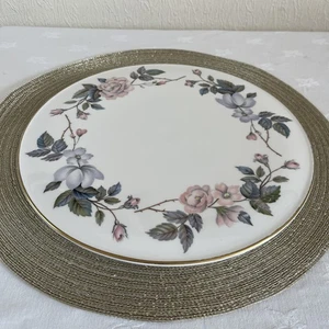 Royal Worcester June Garland Dinner/Cheese/Gateau Plate 31.5cm Dia - Picture 1 of 12