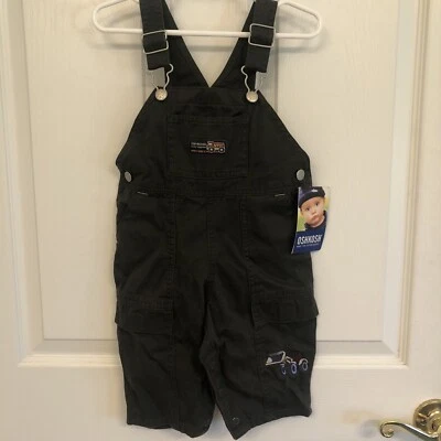 Mono Osh Kosh verde oliva 12 meses vehículos de construcción nuevo con etiquetas Foto 1 de 4