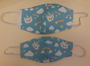 ADULTO Y NIÑO - MÁSCARA FACIAL ""CATICORN"" / CUBIERTA CON ALAMBRE NARIZ Y JUEGO DE FILTRO - Imagen 1 de 3