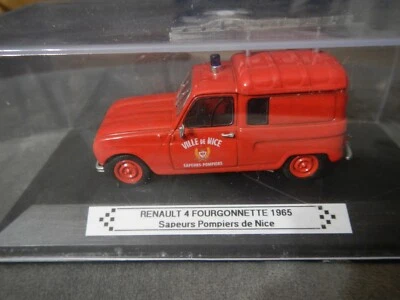 NEW ! Automobile RENAULT 4 Incendie Echelle POMPIERS 1/43 FOURGONNETTE NICE 1965 - Photo 1/2