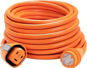 SmartPlug 30 Amp 50' Marine Shore Power Cord – Heavy-Duty RV & Boat Accessories - Foto 1 di 5