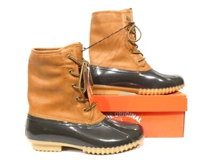 Sporto The Original Duck Boot Arianna Women’s Tan Brown Size 9 M Brand New - Picture 1 of 8