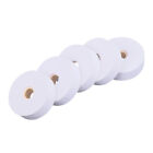 Set of 5 Sticky Tape Dot Timer Ticker Paper Rolls ? Blank