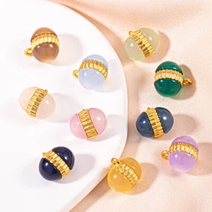 10pcs Resin Alloy Bead Shank Button Sewing Embellishment Clothing Coat 13*10mm - Picture 1 of 33