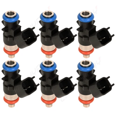 Inyectores de combustible 6 piezas para Chrysler Town & Country 2011-2016 3,6 L V6 Foto 1 de 4