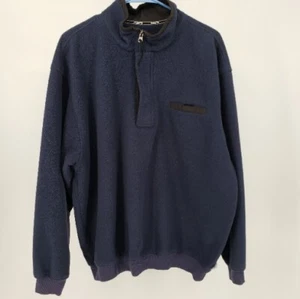 Jos A Bank Herren Lg. Golf Langarm Fleece 1/4 Zip Pullover. (0732) - Bild 1 von 8