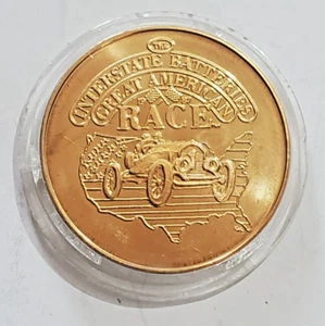 Bonnie and Clyde Interstate Batteries Great American Race Token. CS#204 - Picture 1 of 3
