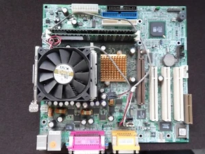 Gigabyte GA-8SIML REV 1.0 Socket 478 Motherboard + Intel Pentium 2.25 GHz + RAM - Picture 1 of 14