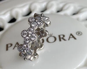 Auténtico Anillo de Flores Orientales de Pandora #191000CZ - Imagen 1 de 7