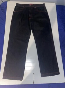 RK Icon Jeans Men 38x34 Denim Pants Vintage Y2K Dark Biker Adult - Picture 1 of 20