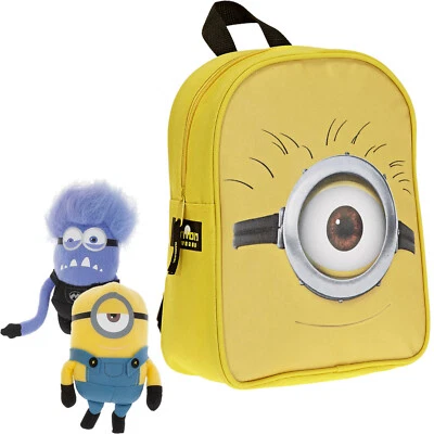 Kinderrucksack Rucksack Kinder Minions Stuart Jungen 20352 + Minion Figur - Bild 1 von 4