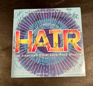 Cubierta de CD HAIR Revival FIRMADA A MANO POR ELENCO Gavin Creel marzo 2009 ORBC - Imagen 1 de 3