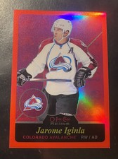 2015-16 O-Pee-Chee Platinum Retro Red Rainbow Jarome Iginla /15 Jersey #’d