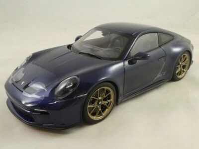 Norev Porsche 911 GT3 blue metallic 2021 1/18 187302 - Immagine 1 di 4