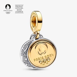 Pandora *France Exclusive Paris 2024 Olympic Games* Double Medallion 763467C00 - Photo 1 sur 21