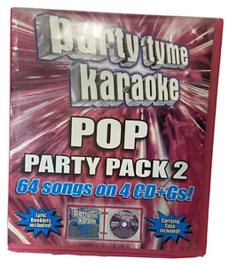 Party Tyme Karaoke: Pop Party Pack, Vol. 2 by Karaoke (CD, May-2006, 4 Discs,... - Picture 1 of 9
