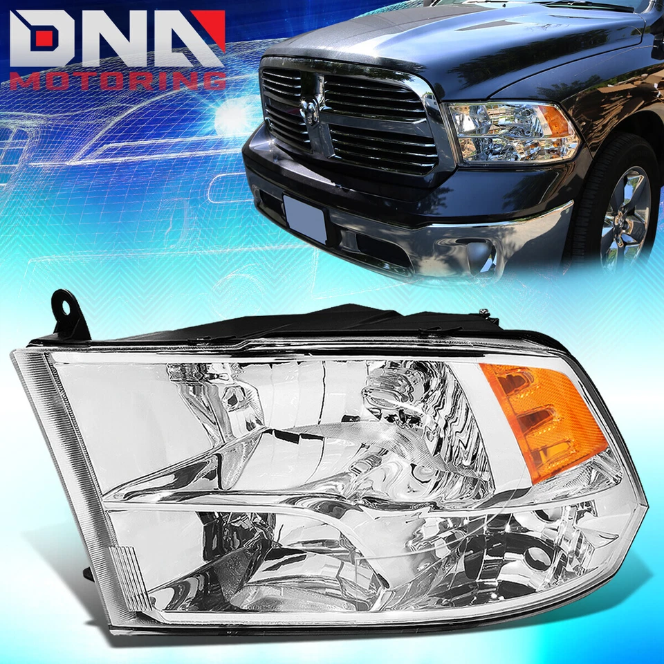 PARA CAMIONETA DODGE RAM 1500 2009-2018 MONTAJE DE LÁMPARA DE FAROS ESTILO FÁBRICA IZQUIERDA Foto 1 de 4
