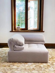 Custom Customizable Handmade Immobile Modular Sectional Armless Sofa Couch Chair - Picture 1 of 19