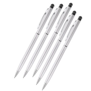 5x Hochpräziser kapazitiver Stift Handschreibkopf Stylus Touchscreen Silber