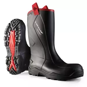 DUNLOP PUROFORT+RUGGED F/SFTY BLK C762043 - Picture 1 of 9