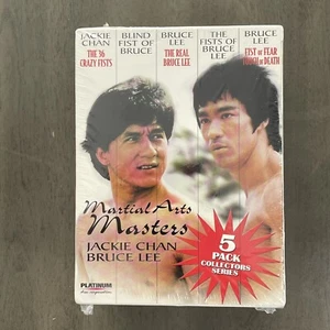 Martial Arts Masters 5 Pack VHS Collectors Series Bruce Lee Jackie Chan SEALED - Picture 1 of 6