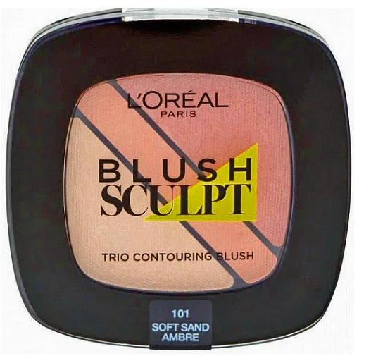 X3 L'Oreal Blush Sculpt Trio Contouring Blush 101 Soft Sand - Image 1 of 1