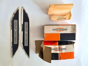 1969 NOS HARLEY DAVIDSON SPORTSTER XLH XLCH GAS TANK DECALS 61776-69 61777-69 - Picture 1 of 5