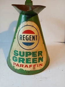 Regent Super Green Paraffin Gallone Krug. Ölausgießer. Ölkännchen. Automobilia. - Bild 1 von 6