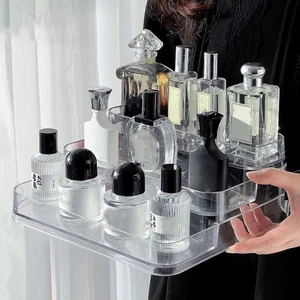Acrylic Desktop Cosmetics Storage Rack 3 Layers Makeup Storage Organizer Home - Picture 1 of 10
