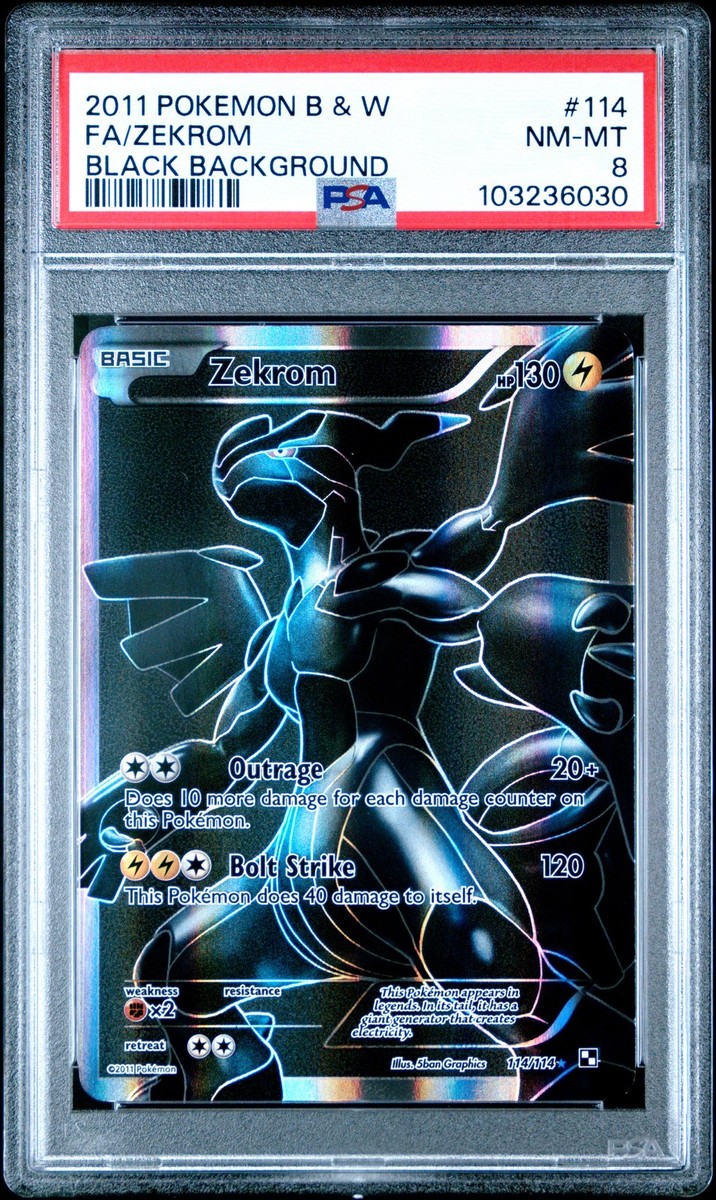 Pokémon TCG Professional Sports Authenticator (PSA) Black Pokémon TCG Professional Sports Authenticator (PSA) Black