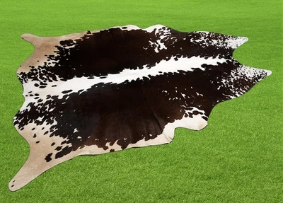 100% New Cowhide Rugs Area Cow Skin Leather (50" x 53") Cow hide SA-5610 - Image 1 of 3