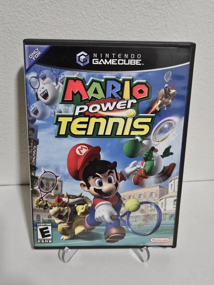 Mario Power Tennis (Nintendo GameCube, 2004) Cib Complete Tested Working  - Image 1 of 4